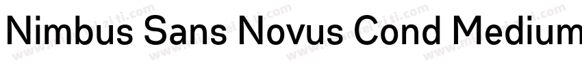 Nimbus Sans Novus Cond Medium字体转换